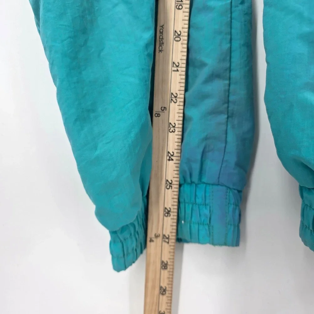 Vintage Club Attivo Ski Suit Teal Purple Pink Colorblock Boys 12 Retro 80s 90s